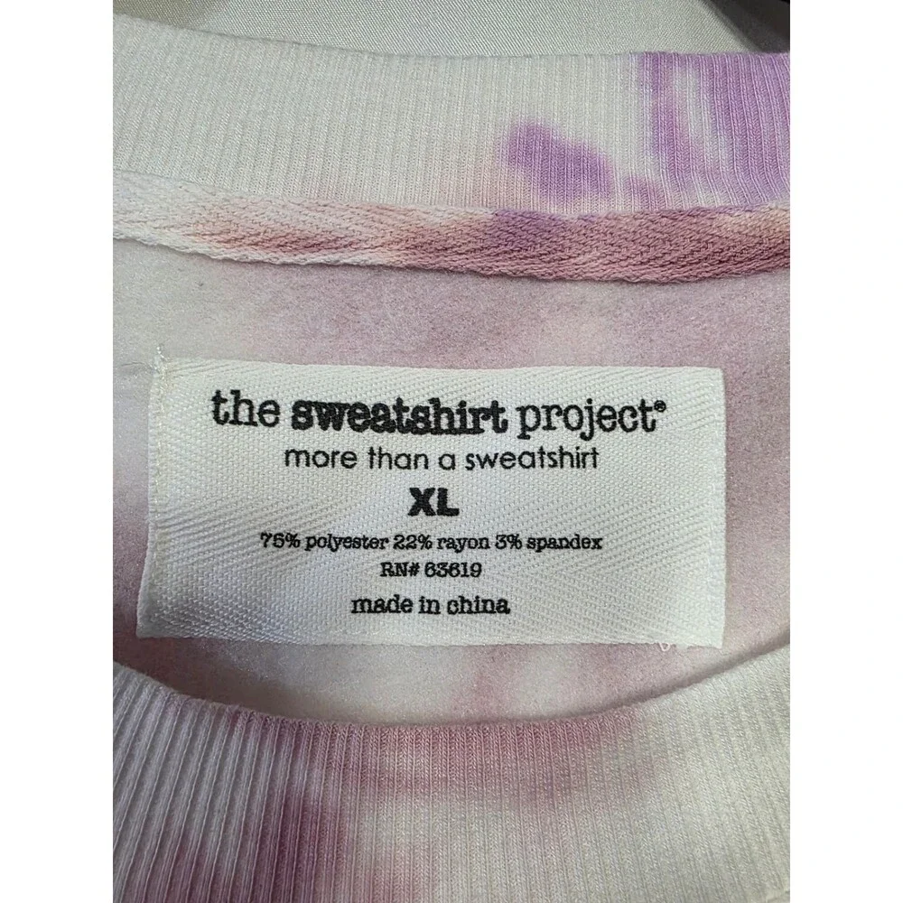 the sweatshirt project Women's Tie Dye Pullover Sweatshirt Size XL - Picture 4 of 4